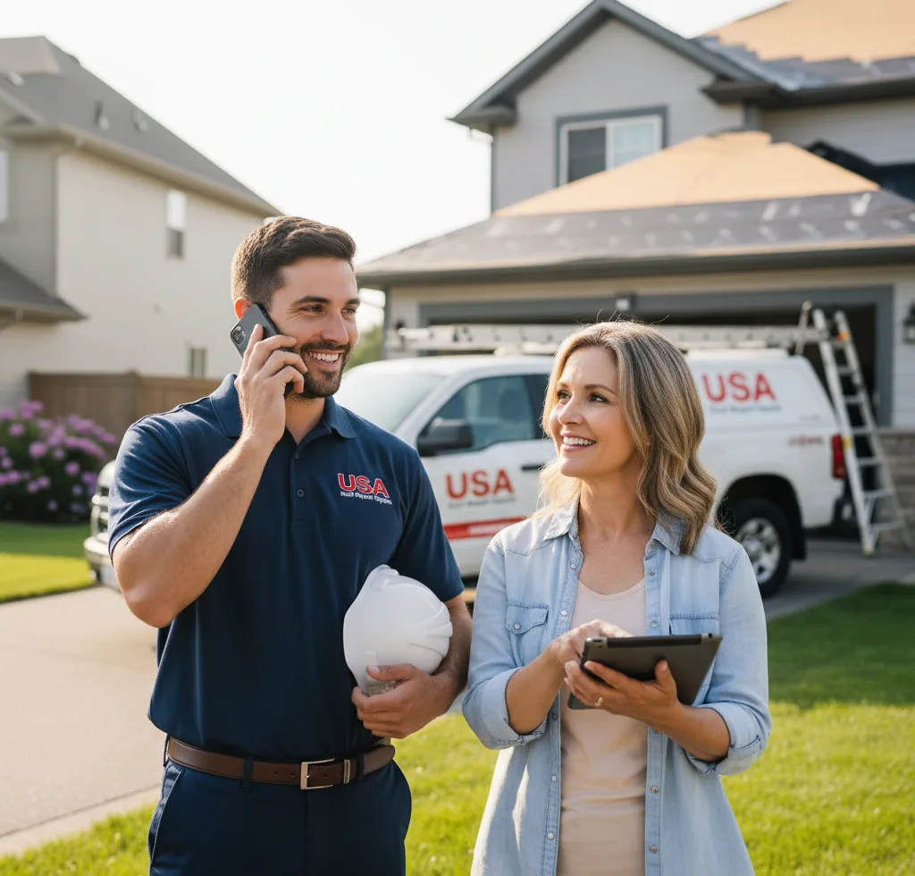 USA Roof Repair Experts customer support in De Soto